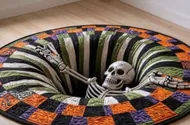 Halloween Lovers Are Obsessed With This 3D Rug