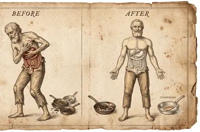 Stop Cooking With Heavy Oils: Why Doctors Recommend Pure Titanium Pans